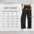 thumbnail image 2 of SWQZVT Black Pants for Women Elastic Waistband Fall Pants for Women with Pockets Autumn Women Lounge Casual Winter Womens Pants XL, 2 of 9