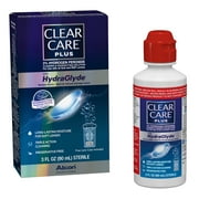 CLEAR CARE PLUS Cleaning & Disinfecting Contact Lens Solution with Case, 3 oz, Travel Pack