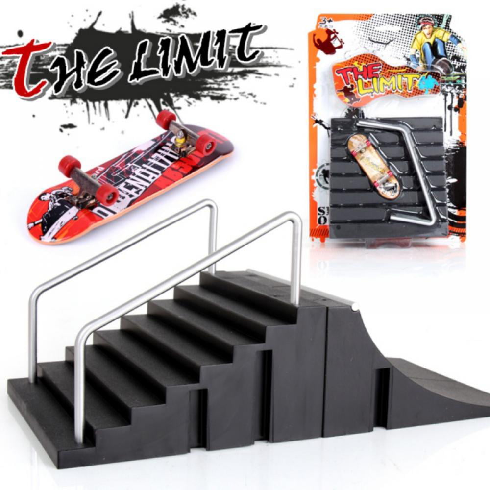 Details about   Fingerboard Finger Skateboard gifts Hot Mini Skate Park Ramp Parts Deck Tech F 
