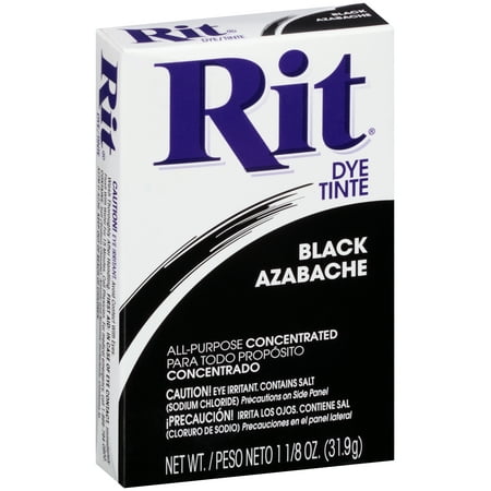 Rit Dye Powder Black, 1.1 Oz - Walmart.com Rit Dye Powder Black, 1.1 Oz - Walmart.com