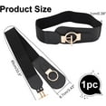 thumbnail image 2 of Nylon & Imitation Leather Adjustable Luggage Straps Luggage Cases Ratchet Ties with Alloy Toggle Clasp Black 850x87x10mm, 2 of 5