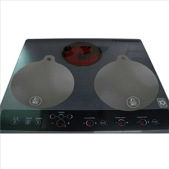Induction Cooktop Mat Nonslip Induction Cook Top Pad Silicone Heat Insulated Mat Reusable Refrigerators and Ovens B