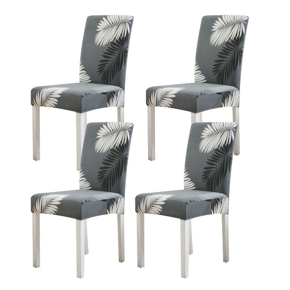 IROOM Dining Room Chair Covers for Dining Room Set of 4,Stretch Dining Chair Cover for Dining Room Kitchen Washable Removable