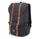 thumbnail image 3 of KAUKKO Mochila de viaje escolar para universidad flexible con portátil para 15", 22L (Lienzo/Negro) KAUKKO E5ABlack, 3 of 5