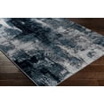 thumbnail image 3 of BoutiqueRugs Apas Blue Abstract Area Rug - Teal, Medium Gray, Burgundy - 8'10" x 12'4", 3 of 8