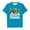 Blue, variant on Toddler Boy First Grade Shirts Relaxed Regular Fit Stretchable Fabric O Neck Short Sleeve First Grade Rainbow Girls Boys 1st Grade Squad T-Shirt