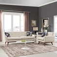 thumbnail image 2 of Modway Engage Modern Fabric 2-Piece Sofa Set with Armchairs in Beige, 2 of 6