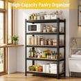 thumbnail image 6 of Prilinex Storage Shelves Metal 5 Tier Garage Shelving Heavy Duty 28"W x 12"D x 59"H Adjustable Shelving Unit for Garage Utility Rack Shelf for Basement Pantry Closet, 2 Pack, 6 of 7