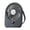 Grey, variant on Tibvox Space Saving Desk Fan USB Rechargeable 1200mAh Battery LED Light 5 Speed Quiet Motor Adjustable Cooling Fan Device