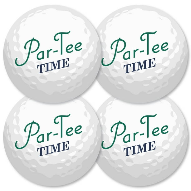 Par Tee Time Golf Ball Decorations Diy Birthday Or Retirement Party Essentials Set Of 20 Walmart Com Walmart Com