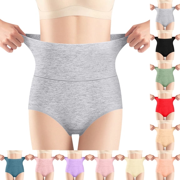 dgysar High Waist Elegant Control Panties Butt-Lifting Protective Underwear for Women Light pink 2XL
