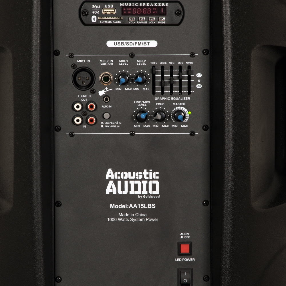 acoustic audio aa15lbs