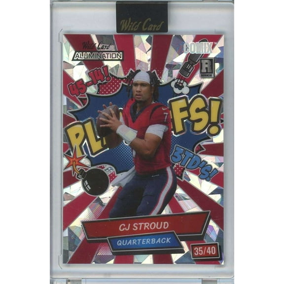 NFL 2023 Alumination Comix Playoffs 35/40 CJ Stroud AC-CS (Rookie)