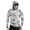 Light Blue, variant on Men's UPF 50 Cooling Compression Hoodie, Long Sleeve Muscle Rash Guard Fishing Shirt with Integrated Face Mask Lightweight Summer Outdoor Tops