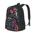 thumbnail image 1 of Fotbe Paisley Mochila para Hombre y Mujer - Tela Oxford 600D Resistente - Mochila Impermeable de Gran Capacidad para Escuela, Viajes y Senderismo, 1 of 6