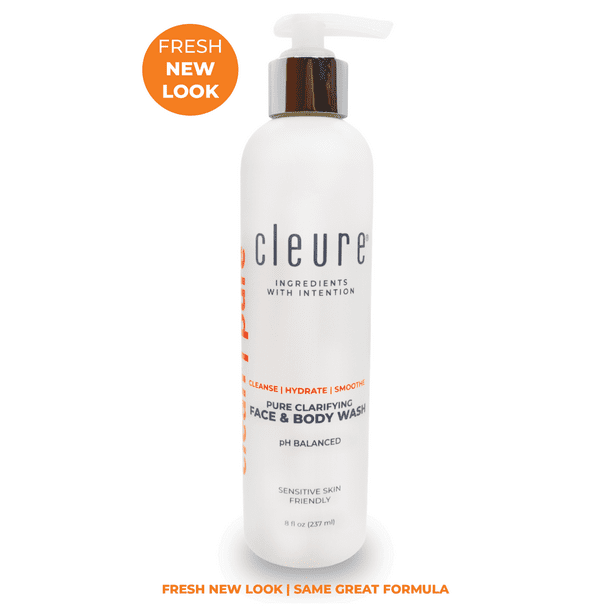 Cleure Face & Body Wash Hypoallergenic, Paraben Free, Fragrance Free