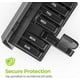 thumbnail image 4 of Weekly Pill Organizer 2 Times a Day,Pill Box 7 Day with One-Side Large Opening Design for Easy Filling,Black Privacy Protection Pill Case, 4 of 5