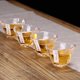 thumbnail image 2 of Taza de té de vidrio martillado hecha a mano de estilo japonés creativa, taza pequeña para sake de repollo, juego de té de kung fu transparente, vaso de té, 2 of 5