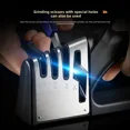 thumbnail image 4 of Manual Tungsten Steel Knife Sharpener: Compact, Multi-Functional Kitchen & Outdoor Tool with Quick Grinding, Precise Control, and Diamond Whetstone for Effortless Sharpening – Essential Household, 4 of 5