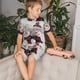 thumbnail image 4 of Balery Christmas Snowman With Hat Conjunto de Pijama Infantil de Manga Corta con Estampado – Ropa de Dormir de Algodón Suave-Medium, 4 of 6