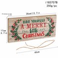 thumbnail image 4 of XWSHYW Decoraciones Navideñas Lista de Madera Paras En Día de Navidad, Paras Decorativas En Hogar, para Colgar En La Pared, 4 of 4