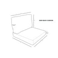 thumbnail image 2 of High Back Cushion Set for COAST-02a-Color:Wheat, 2 of 2