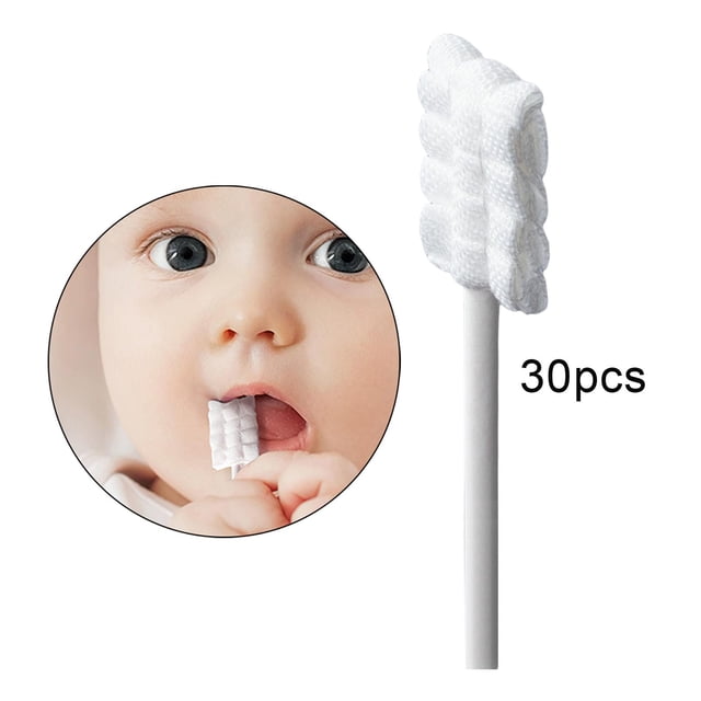 Limpiador de lengua para bebés de 30 piezas, de las encías limpias para bebés Cepillo de dientes para bebés recién nacidos, para bebés de 0 a Baoblaze cepillo de dientes infantil