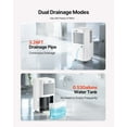 thumbnail image 6 of 30 Pints Dehumidifier for Large Room Basement Warehouse Smart Humidity Control Low Noise White, 6 of 6