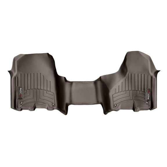 WeatherTech Custom Fit FloorLiners compatible with Ram Truck 1500, Ram 1500, Ram 2500/3500 - 1st Row - Over The Hump, Cocoa