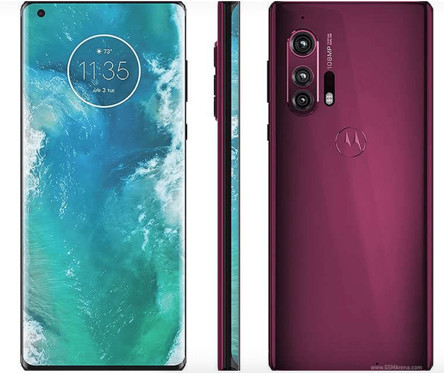 Motorola Moto Edge+ Plus 5G UW 256GB Smoky Sangria (Verizon) Like New