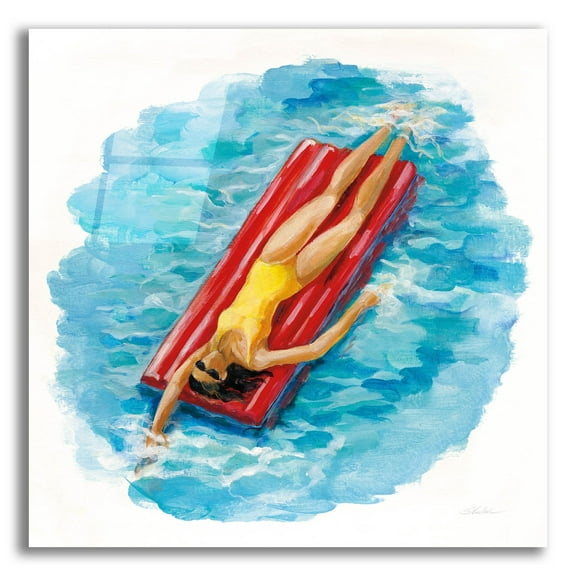 Epic Art 'Sunbather II' by Silvia Vassileva, Acrylic Glass Wall Art, 12"x12"