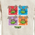 thumbnail image 3 of Teenage Muntant Ninja Turtles - Reindeer Turtles - Toddler And Youth Crewneck Fleece Sweatshirt, 3 of 5