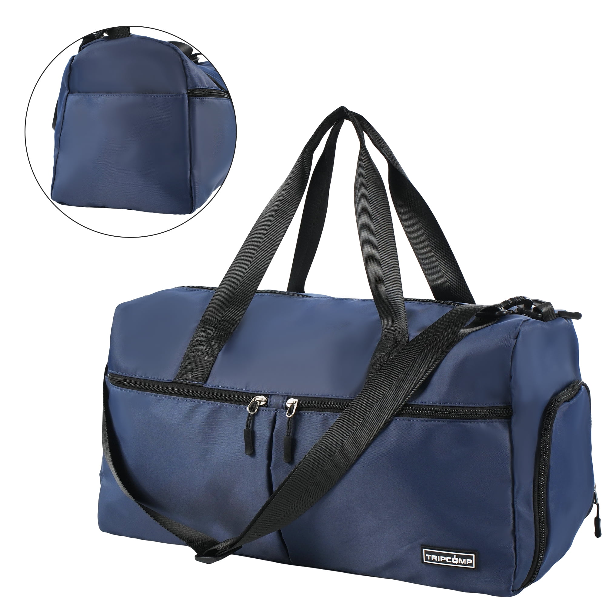 Tripcomp 7-Piece Hardside Luggage Set, Lightweight Suitcase with Spinner Wheels, TSA Lock and Travel Bag,Blue