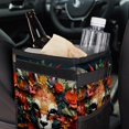 thumbnail image 6 of Floral Animal Car Trash Can Mini Trash Can, Foldable with Lid, Leak-Proof, Hanging Storage Bag, 6 of 6