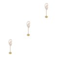 thumbnail image 3 of kurtrusly Earring Display Stand Human Ear Model Organizer Holder Showcase Stud Jewelry Right Ear White Height: 18cm 3Set, 3 of 6