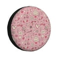 thumbnail image 1 of Fotbe Cute Love Funda de Llanta de Repuesto con Estampado, Engrosada, Ajuste Universal para Jeep, Remolque, RV, SUV, Camión-17 inch, 1 of 6