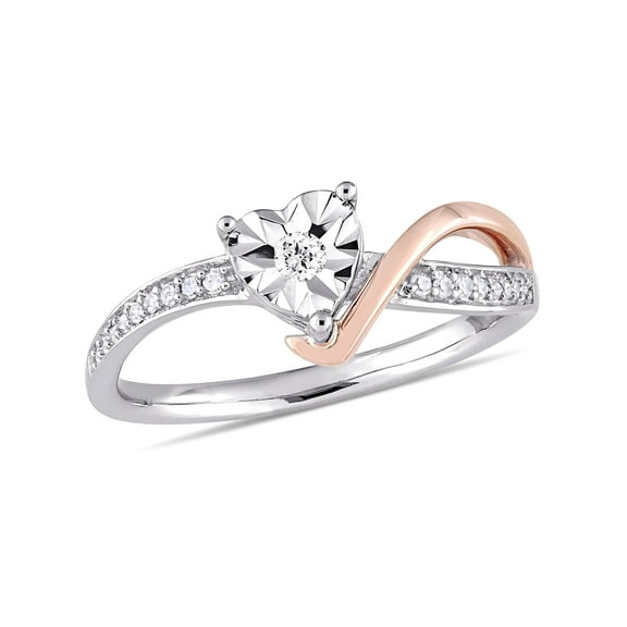 Everly Women's Diamond 10k Rose Gold Ring