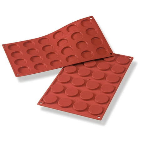 Flexible Silicon Mold - Silikomart Flexible Silicone Non-Stick Bakeware Florentine Mold 0.34 Oz, 1.38