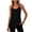Black, variant on Zynoxe Womens Spaghetti Strap Tank Tops Summer Solid Color Sleeveless Camisole Tops for Women Casual Comfortable Round Neck Fitness Clothing (Gray,S)