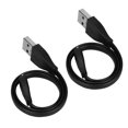 thumbnail image 1 of ZOUSSIQI 2PCS 35cm Replacement USB Power Charging Cable Charger Cable Cord For Fitbit Force/Charge EL225#78036, 1 of 9