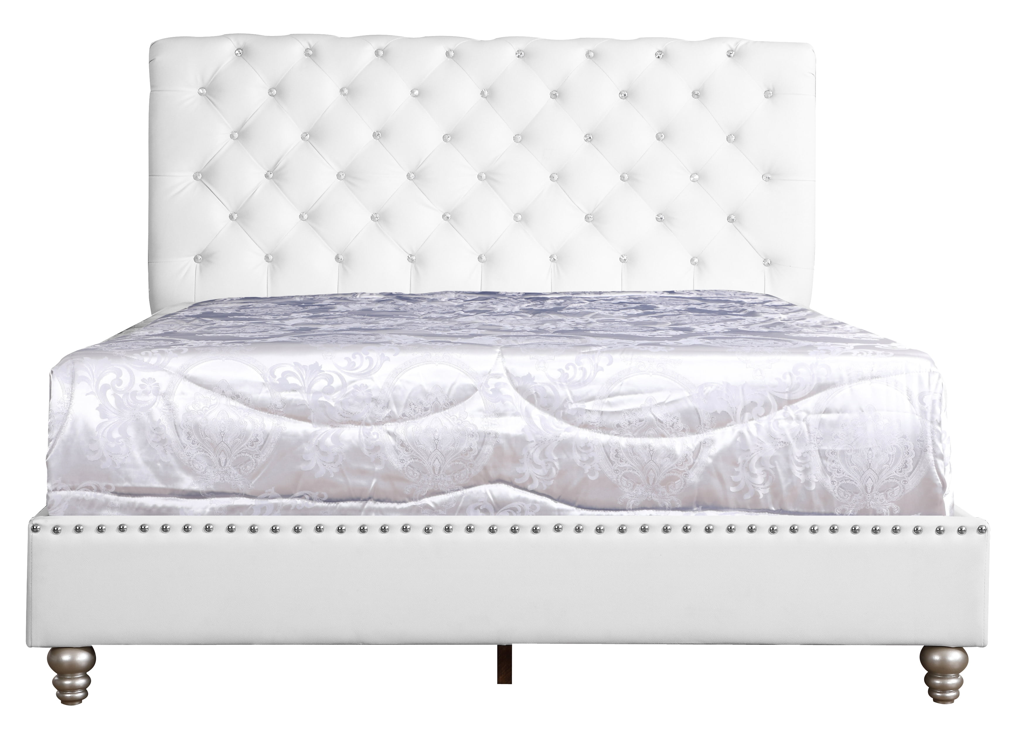 Glory Furniture Maxx Full Bed in White Color