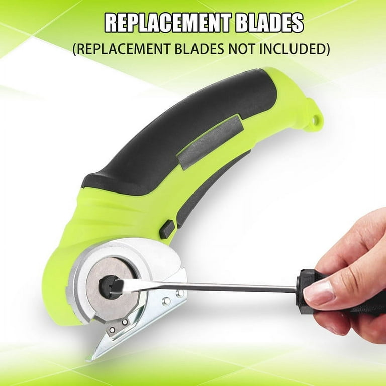Moyic Cordless Electric Scissors, 4V Electric Mini Cutter, Carpet and  Cardboard Cutter, Rotary Cutter for Fabric and Cloth 