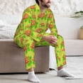 thumbnail image 7 of Disketp Cartoon Turtles 1 for Pajamas Set Long Sleeve Sleepwear Mens Button Down Nightwear Pj Sets-Large, 7 of 7