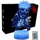thumbnail image 1 of Luz nocturna 3D para niños, Anime Naruto Uzumaki Naruto, control remoto, 16 colores cambiantes, luz LED fantasma y luz art déco., 1 of 5