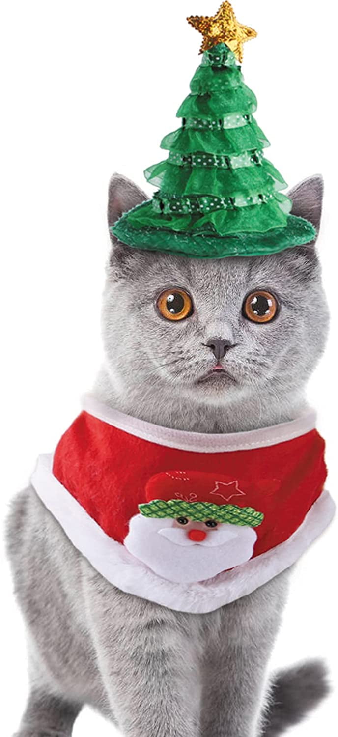 Pet Costume Hat Scarf Decoration 