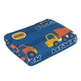 thumbnail image 3 of Bingfone Construction Vehicles Ultra Absorbent & Soft Hand Towels For Bath, Hand, Face, Gym And Spa-27.5x16in, 3 of 9