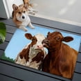 thumbnail image 3 of 2x3 Ft Entryway Area Rug, Brown Cows Kitchen Rug Runner Washable Floor Mat, Country Elegant Farmhouse Modern Art Non Slip Indoor Door Mat Throw Carpet for Bathroom Living Room Bedroom, 3 of 8