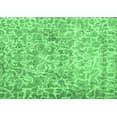 thumbnail image 1 of Ahgly Company Indoor Rectangle Abstract Emerald Green Contemporary Area Rugs, 2' x 3', 1 of 4