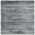 thumbnail image 2 of SAFAVIEH Hudson Shag Jaden Striped Area Rug, Dark Grey/Ivory, 4' x 6', 2 of 7
