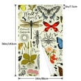 thumbnail image 3 of XMXT Japanese Noren Doorway Room Divider Curtain,Vintage Painting Dragonfly Butterfly Restaurant Closet Door Entrance Kitchen Curtains, 34 x 56 inches, 3 of 7
